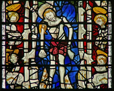 Ventana w12 que representa el Corpus Christi de English School
