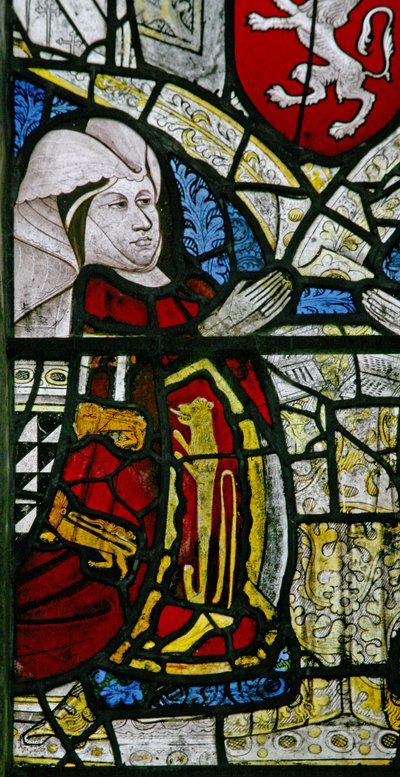 Ventana w1 representando a una donante - Elizabeth Talbot de English School