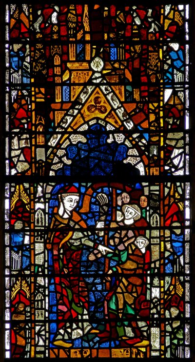 Ventana w38 que representa la administración de la penitencia de English School