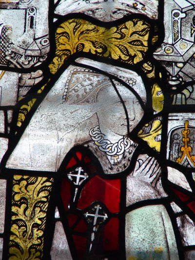 Ventana w3 representando a una donante - Lady Howard de English School