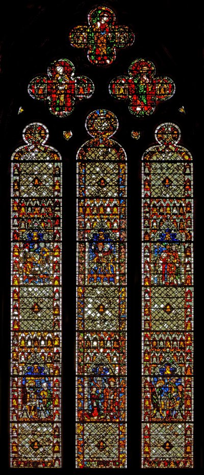 Ventana w41 que representa la Ventana de los Fundidores de Campanas de English School