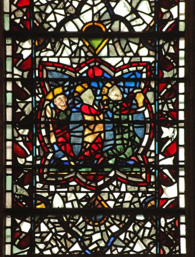 Ventana w57 que representa la Adoración de los Magos de English School