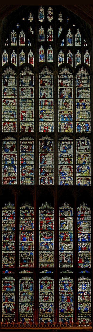 Ventana w5 que representa la ventana de San Guillermo de English School