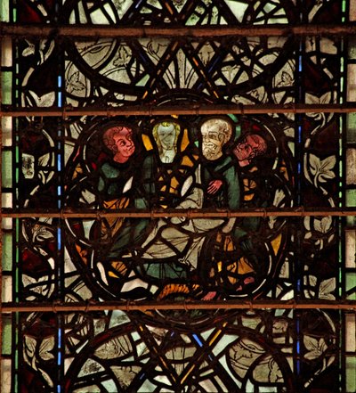 Ventana w60 que representa una escena de la vida de San Pablo de English School
