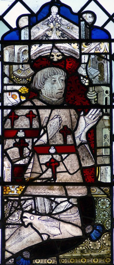 Ventana w6 que representa a un donante - Robert Crane de English School