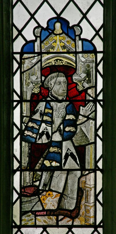 Ventana w7 que representa a un donante - John Denstone de English School