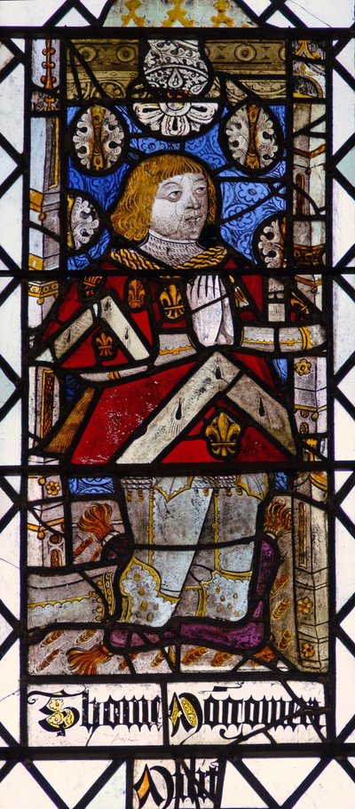 Ventana w7 que representa a un donante - Thomas Montgomery de English School