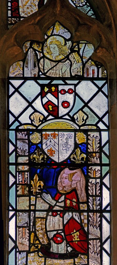 Ventana w7 que representa a un donante - Ann Montgomery de English School
