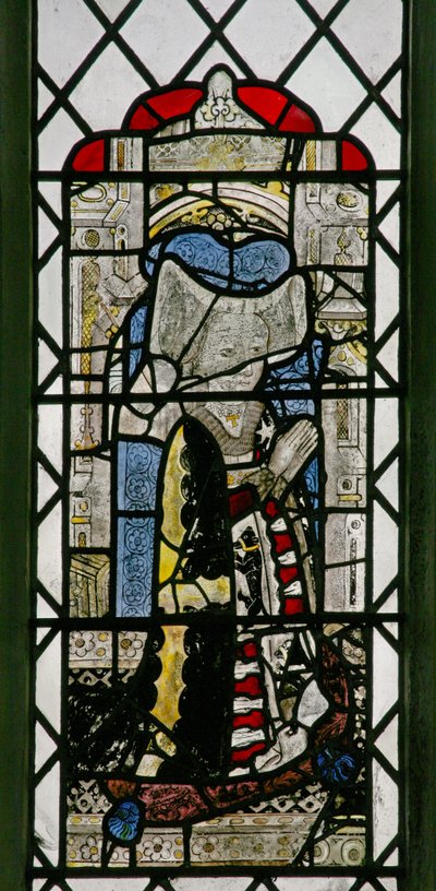 Ventana w8 que representa a un donante - Margaret Barnard de English School