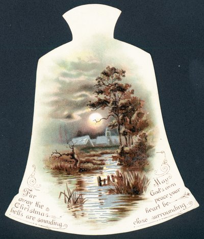 Escena de invierno, forma de campana de English School