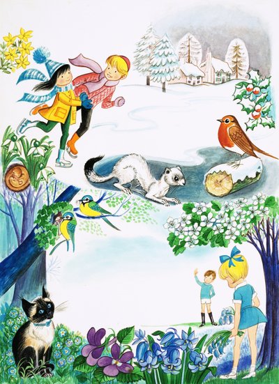 Invierno y primavera de English School