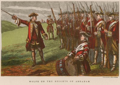 Wolfe en las Alturas de Abraham de English School