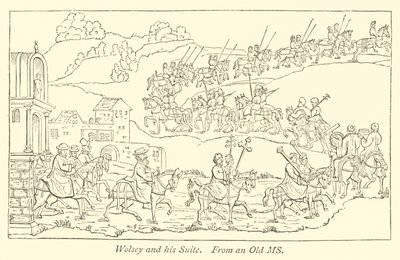Wolsey y su séquito de English School