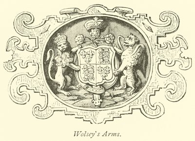 Armas de Wolsey de English School