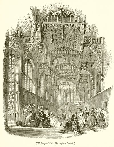 Salón de Wolsey, Hampton Court de English School