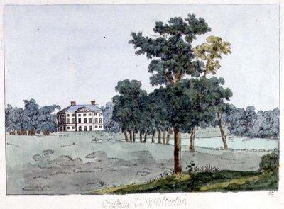 Wolterton Hall, Norfolk, hogar de los Walpole, ilustración de 