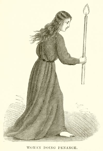 Mujeres haciendo penitencia de English School