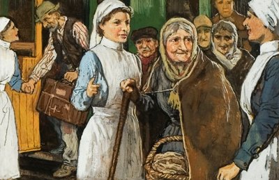 Mujeres como enfermeras en la Primera Guerra Mundial de English School