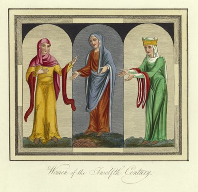 Mujeres del siglo XII de English School