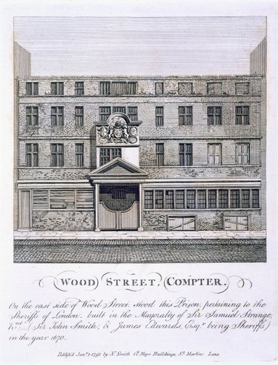 Wood Street, Compter, pub. 1793 de English School