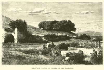 Bosque y gruta de Egeria en la Campagna de English School