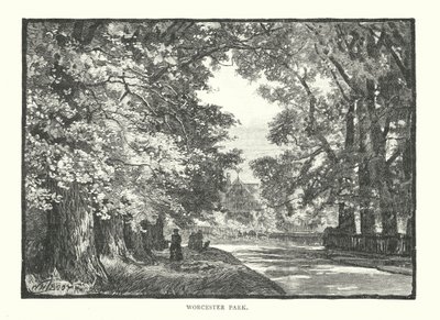 Worcester Park (grabado) de English School