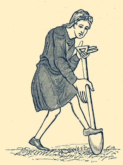 El trabajo en la Inglaterra del siglo XI: Excavar, de 