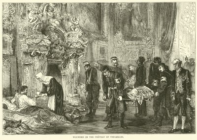 Heridos en el Castillo de Versalles, enero 1871 de English School
