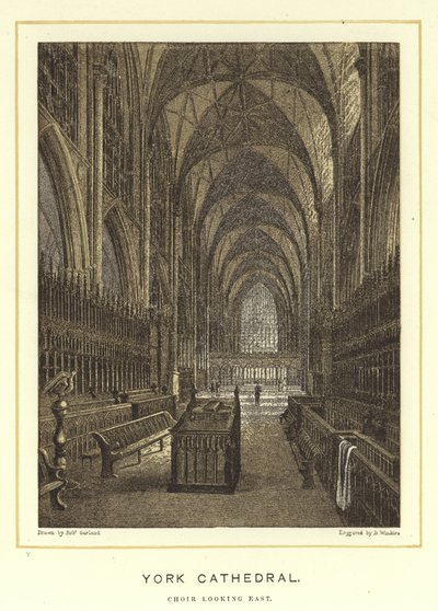 Catedral de York, coro mirando al este de English School