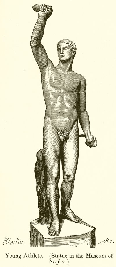 Joven Atleta (Estatua en el Museo de Nápoles) de English School