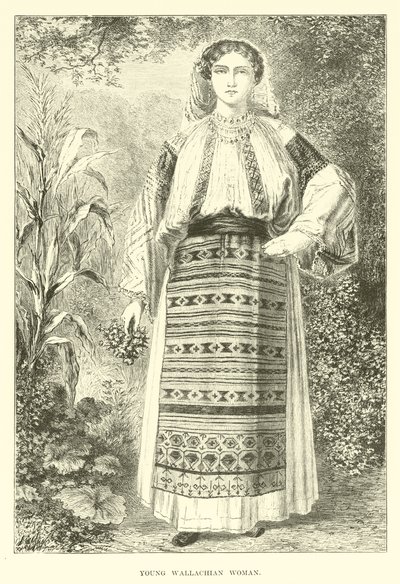 Joven mujer valaca de English School
