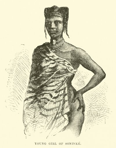 Joven chica de Soninke de English School