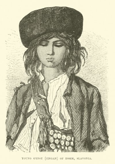 Joven gitano, Cingan de Essek, Eslavonia de English School