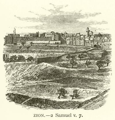Sion, 2 Samuel, v, 7 de English School
