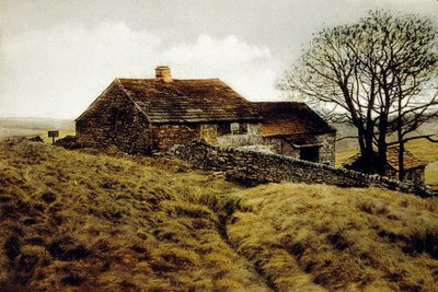 Una casa en el páramo, cerca de Haworth, Yorkshire de English School English School