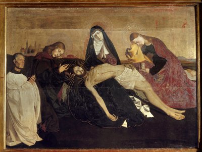 La piedad de Villeneuve les Avignon de Enguerrand Quarton