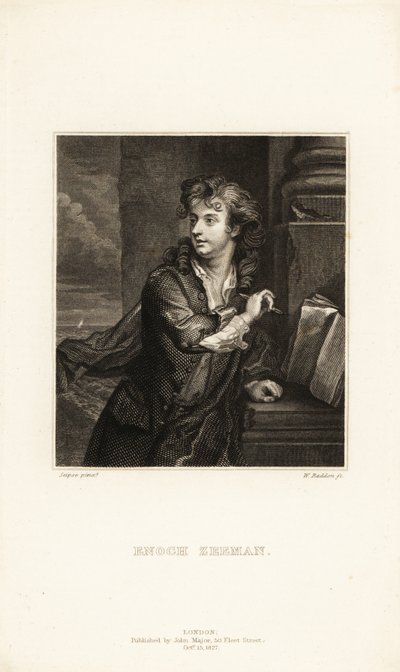 Retrato de Enoch Seeman el Joven, pintor de retratos de Danzig llevado a Londres por su padre pintor de Enoch (after) Seeman