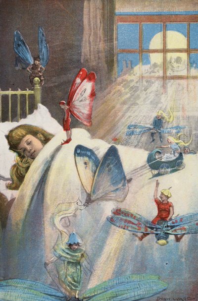 Fairy folk (litografía en color) de Enoch Ward