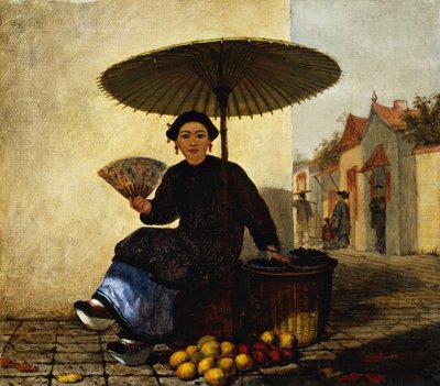 Vendedor de frutas, 1862 de Enoch Wood Perry