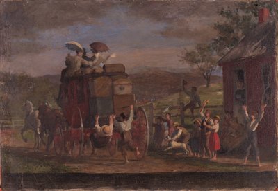 Estudio para el coche Pemigewasett, c.1880-89 de Enoch Wood Perry