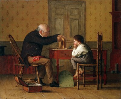 El doctor del reloj de Enoch Wood Perry