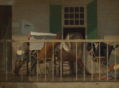 El verdadero americano, ca. 1874 de Enoch Wood Perry