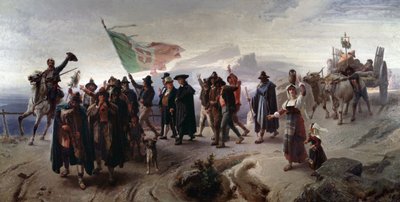 Risorgimento: Anexión de la región de Abruzzo a la Italia unificada en 1861 de Enrico Gamba