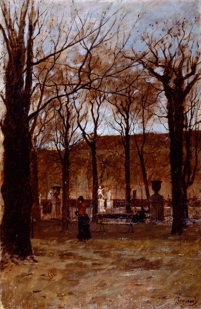 Jardines de Turín, de Enrico Reycend (1855-1928) de Enrico Reycend
