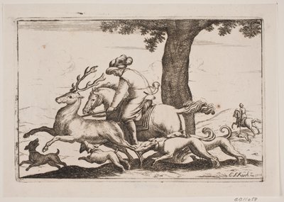Caza parforce de Erasmus Sigismund Resch