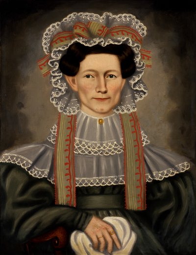 Dama de la Casa de Squire Williams, ca. 1829 de Erastus Salisbury Field