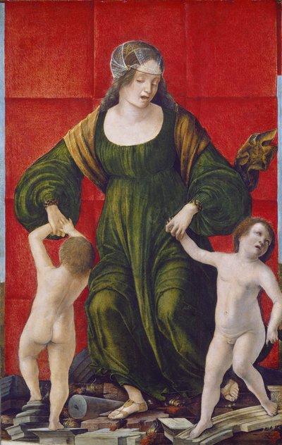 Esposa de Asdrúbal y sus hijos, c.1490-3 de Ercole de Roberti