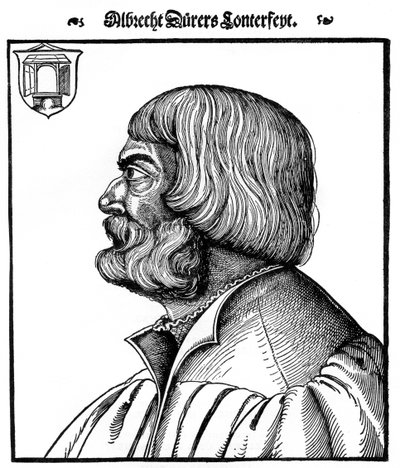 Retrato de perfil de Albrecht Durer, 1527, 1936 de Erhard Schon