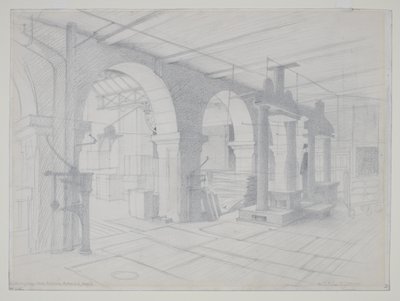 A Packing Shop, Bradford de Eric Gill