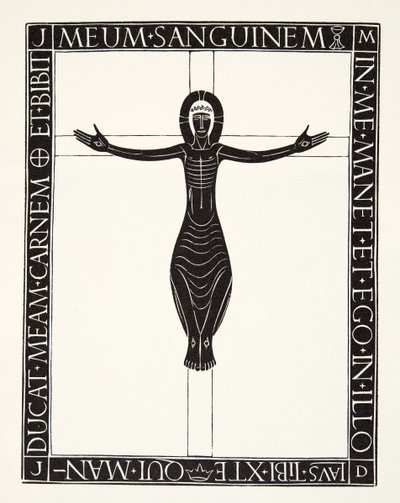 Crucifijo de Eric Gill